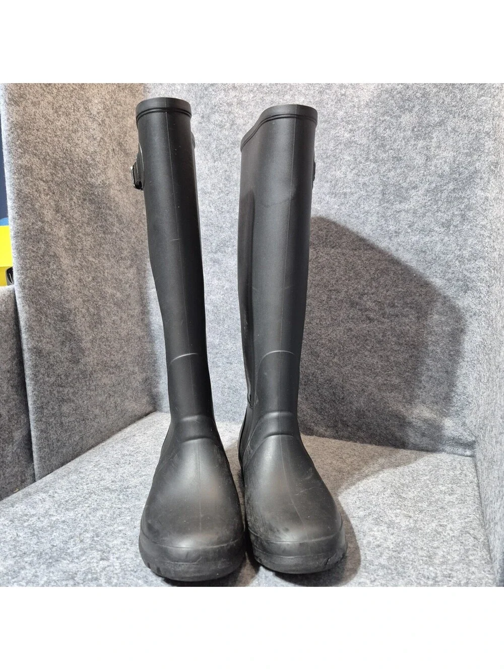 Igor Black Tall Rain Boots Women’s US 6 Waterproof Rubber Made in Spain